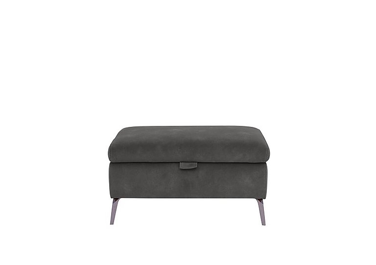 Jude Fabric Storage Footstool - Shadow Dexter