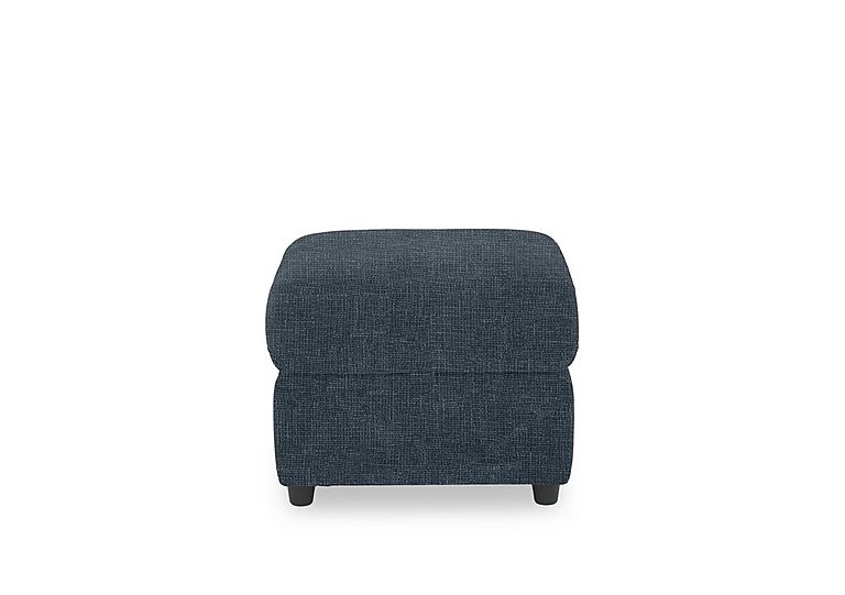 Dublin Fabric Storage Footstool - Halifax Charcoal