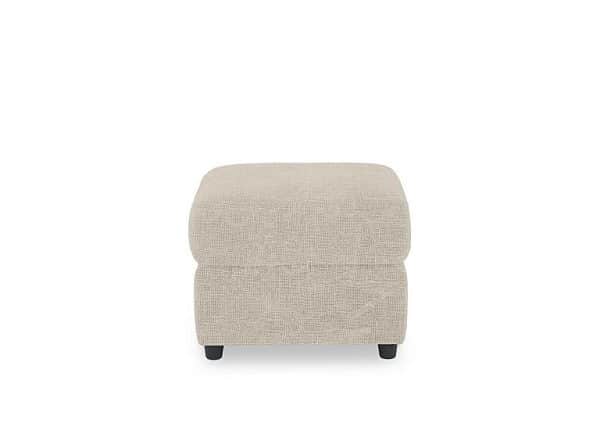 Dublin Fabric Storage Footstool  Weave Stone | Bed Sava
