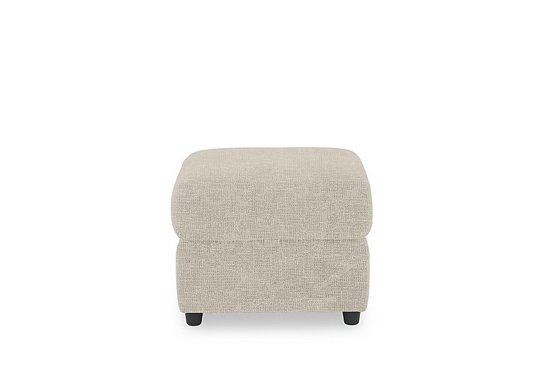 Dublin Fabric Storage Footstool - Weave Stone