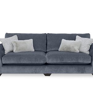 Oh So Glam Aphrodite 4 Seater Split Frame Sofa  Dolphin | Bed Sava