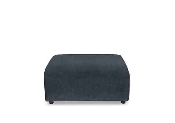 Oh So Glam Garland Footstool  Anthracite | Bed Sava