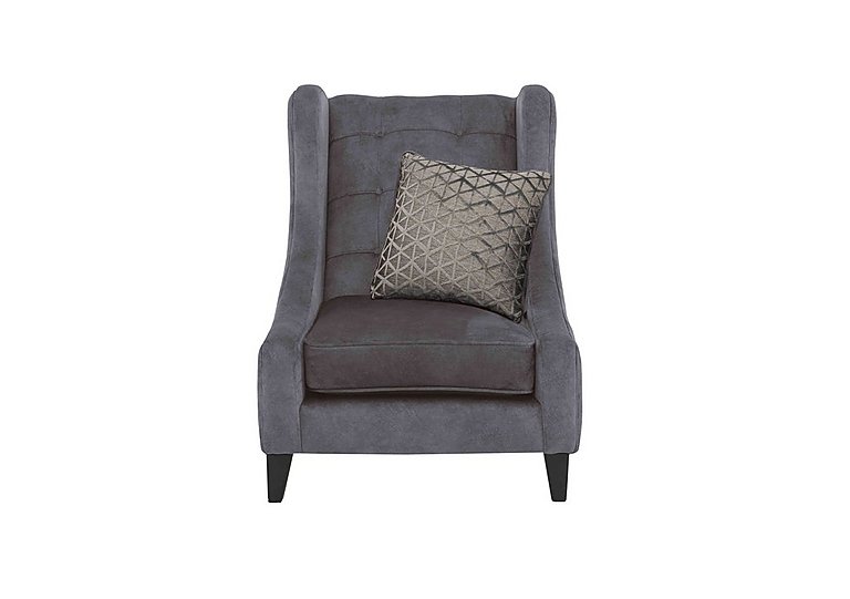 Ariana Fabric Accent Armchair - Dapple Moleskin