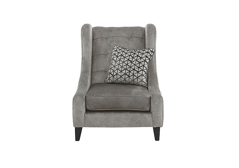 Ariana Fabric Accent Armchair - Dapple Silver