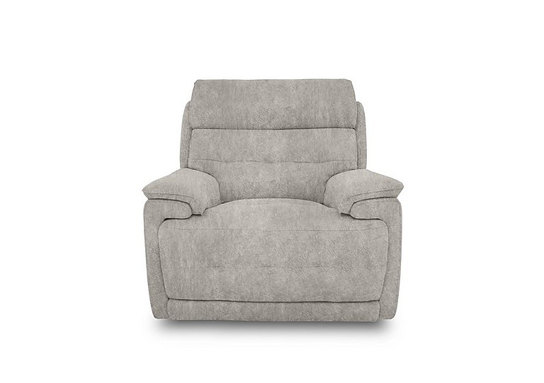 Brescia Fabric Chair with Power Recliner - Grey