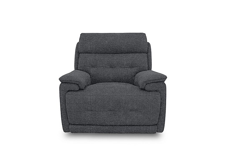 Brescia Fabric Chair with Power Recliner - Gun Metal