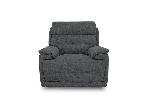 Brescia Fabric Chair with Power Recliner  Ash | Bed Sava