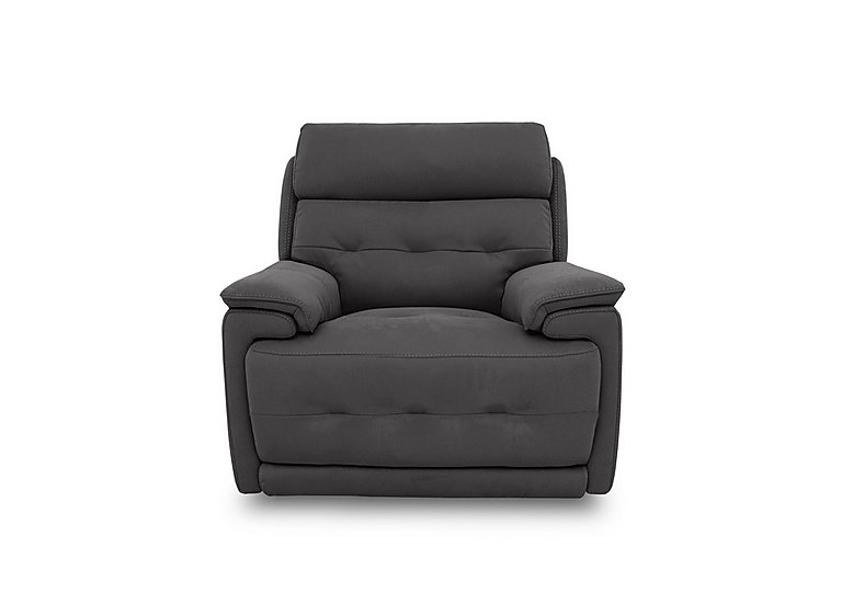 Brescia Fabric Chair with Power Recliner - Anthracite