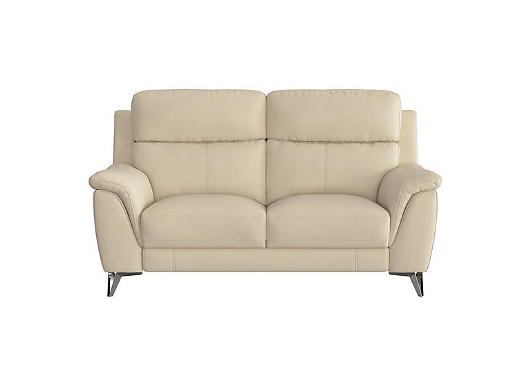 Contempo 2 Seater BV Leather Sofa - BV Bisque