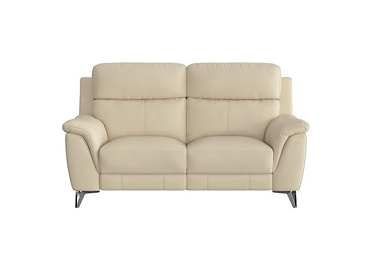 Contempo 2 Seater BV Leather Power Recliner Sofa - BV Bisque