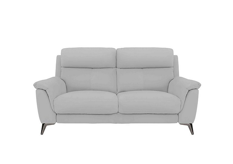 Contempo 2 Seater NC Leather Sofa - Grey