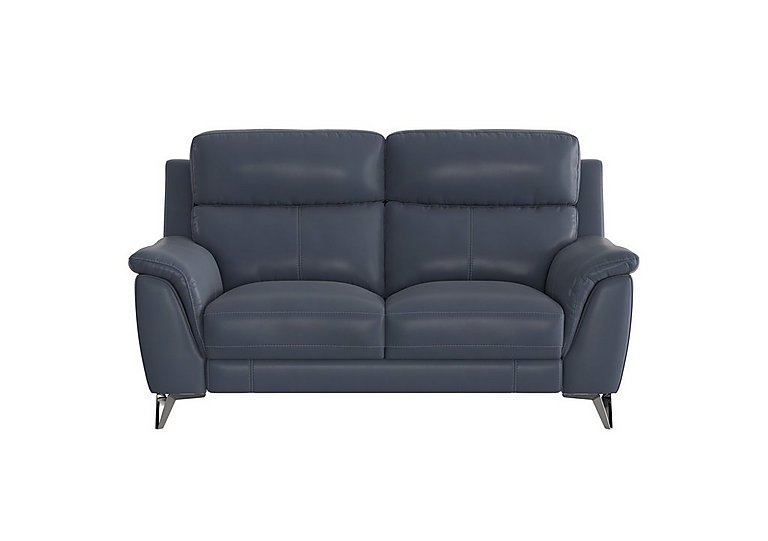 Contempo 2 Seater NC Leather Sofa - NC Ocean Blue