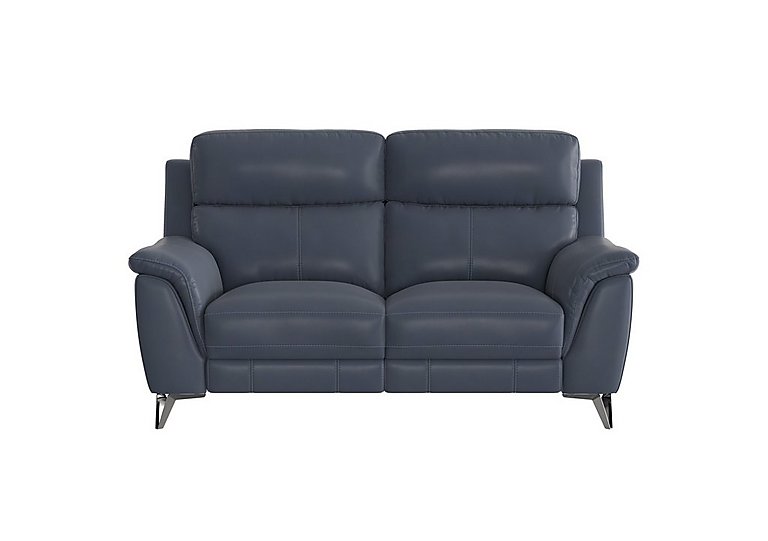 Contempo 2 Seater NC Leather Power Recliner Sofa - NC Ocean Blue