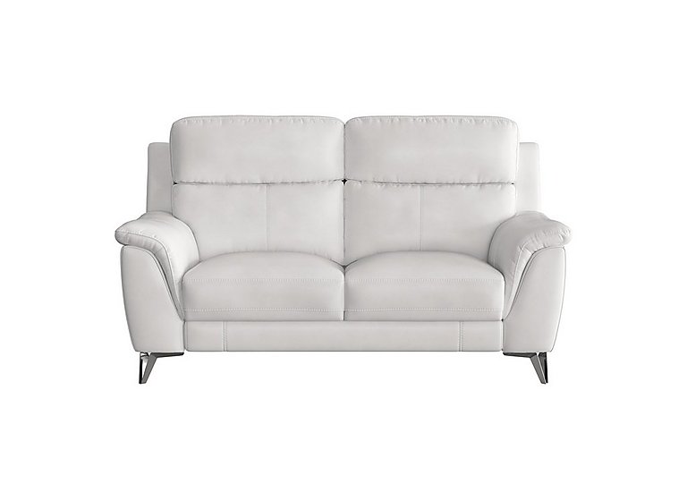 Contempo 2 Seater NC Leather Sofa - NC Star White