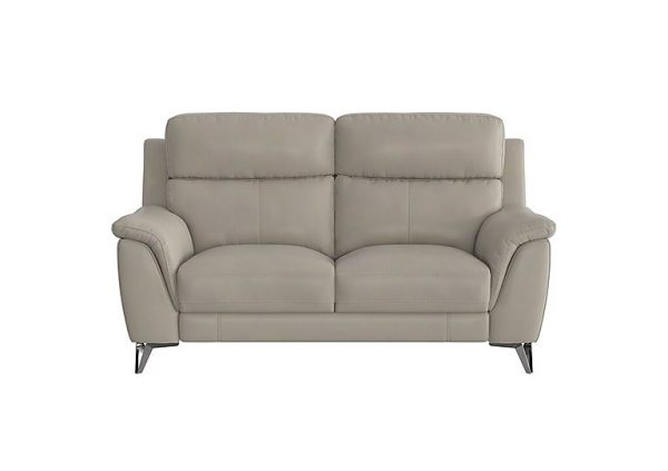 Contempo 2 Seater NC Leather Sofa  Feather | Bed Sava