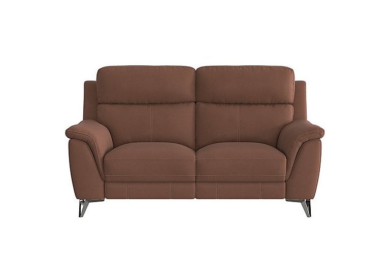 Contempo 2 Seater Fabric Power Recliner Sofa - Hazelnut