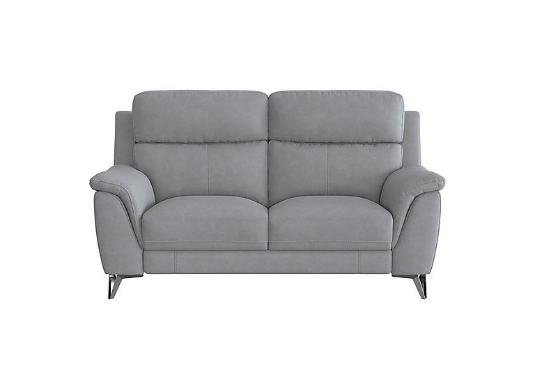 Contempo 2 Seater Fabric Sofa - Bluish Grey