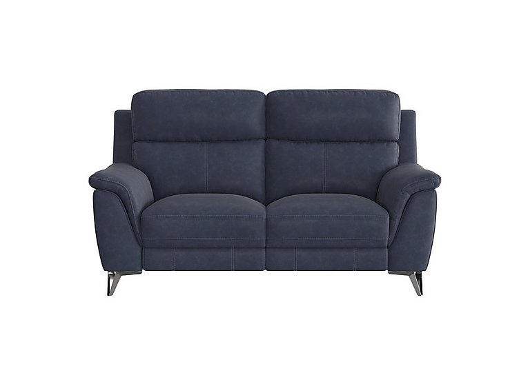Contempo 2 Seater Fabric Power Recliner Sofa - R23 Blue