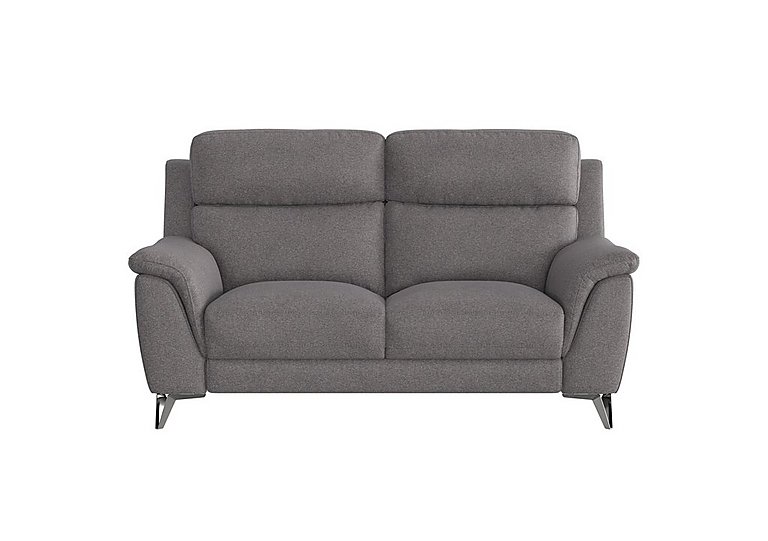 Contempo 2 Seater Fabric Sofa - Charcoal Gray