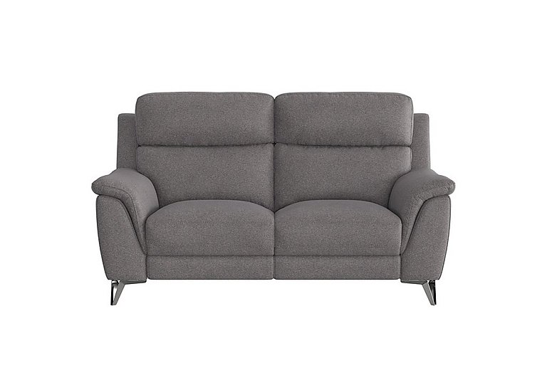 Contempo 2 Seater Fabric Power Recliner Sofa - Charcoal Gray