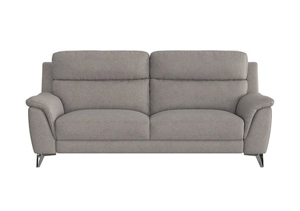 Contempo 3 Seater Fabric Sofa  Wild Dove | Bed Sava