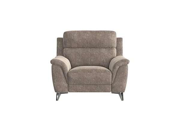 Contempo Fabric Armchair  Mink | Bed Sava