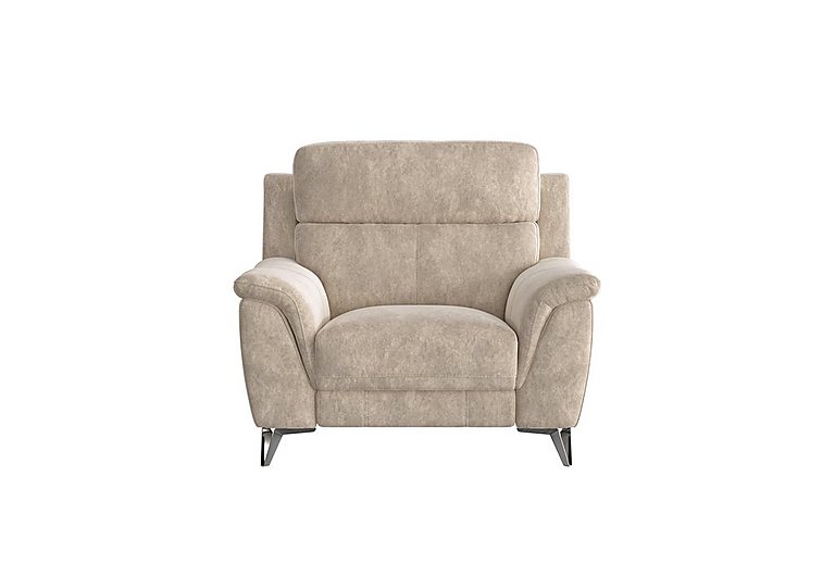 Contempo Fabric Armchair - Cream