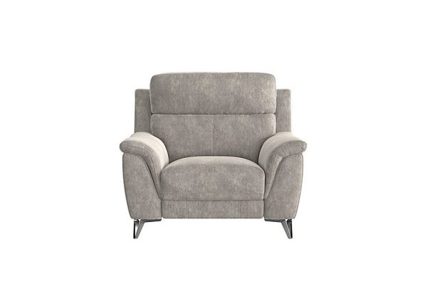 Contempo Fabric Armchair  Grey | Bed Sava