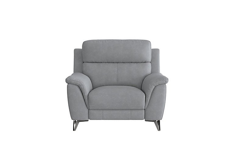 Contempo Fabric Armchair - Bluish Grey