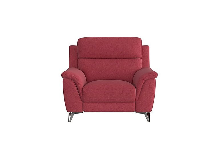 Contempo Fabric Armchair - Red