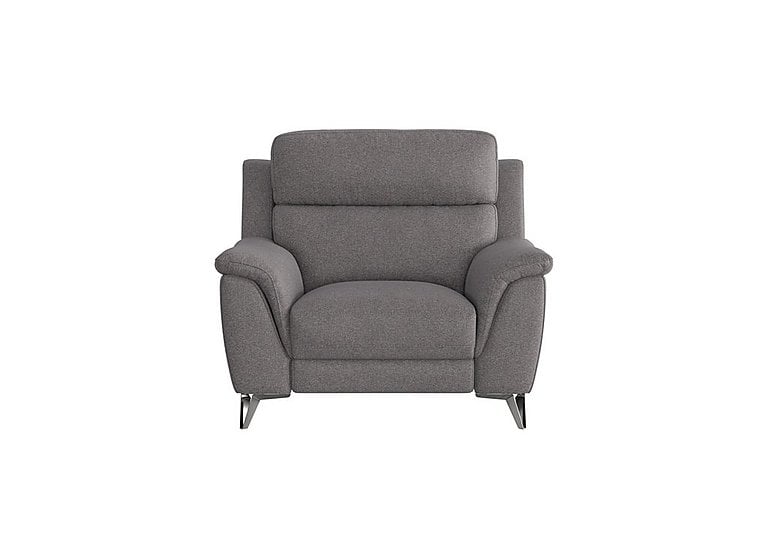 Contempo Fabric Armchair - Charcoal Gray