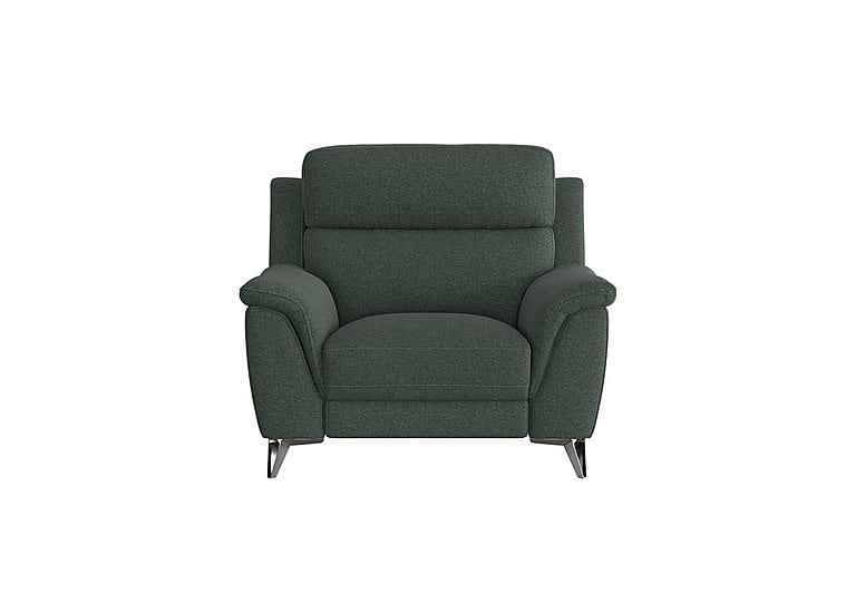 Contempo Fabric Armchair - Moss Green