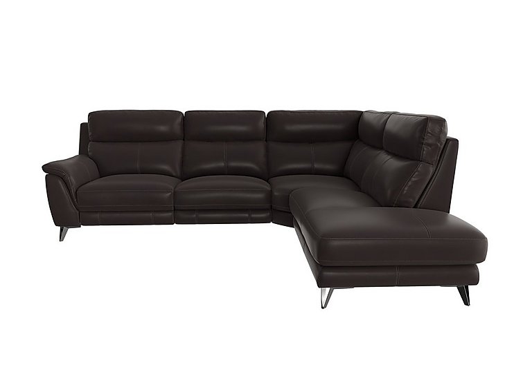 World of Leather - Contempo Right Hand Facing Chaise End NC Leather Power Recliner Sofa
