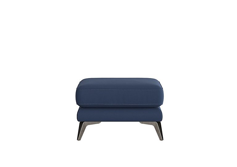Contempo Fabric Footstool - Blue