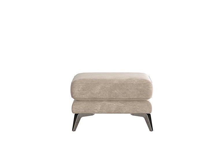 Contempo Fabric Footstool - Cream