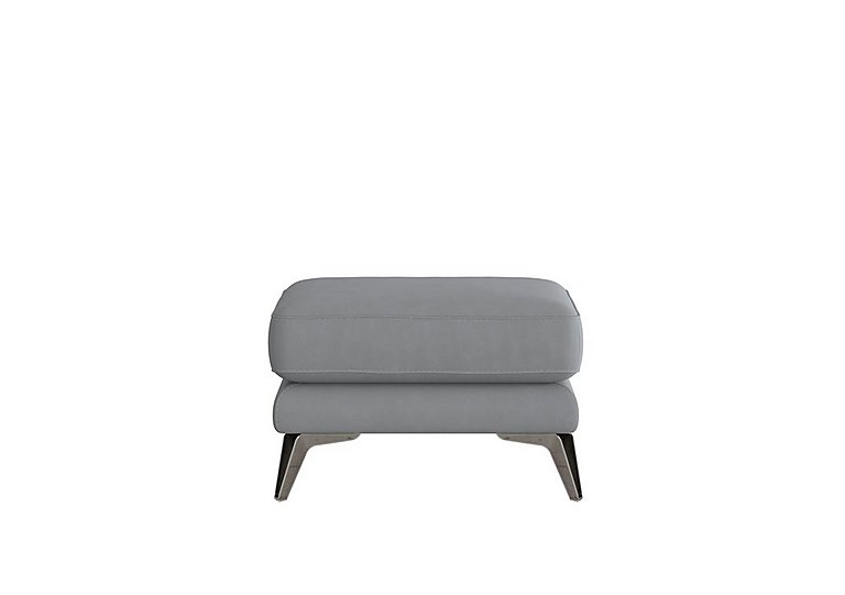 Contempo Fabric Footstool - Bluish Grey