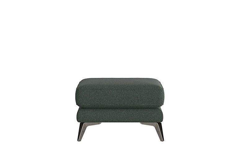 Contempo Fabric Footstool - Moss Green