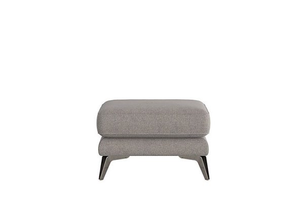 Contempo Fabric Footstool  Wild Dove | Bed Sava