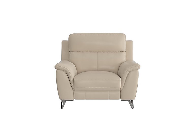 Contempo BV Leather Power Recliner Armchair - Dapple Grey
