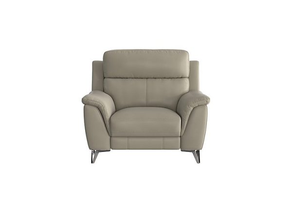 Contempo BV Leather Armchair  BV Taupe | Bed Sava