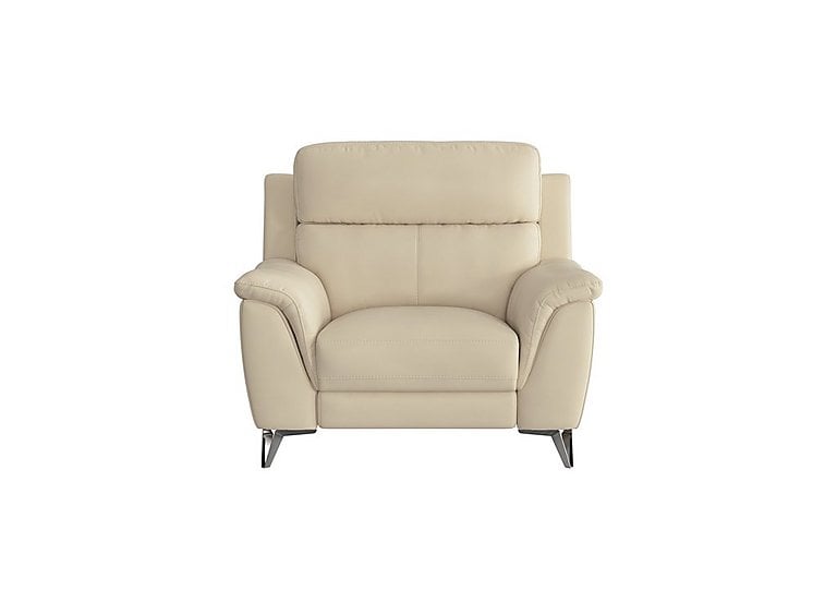 Contempo BV Leather Armchair - BV Bisque