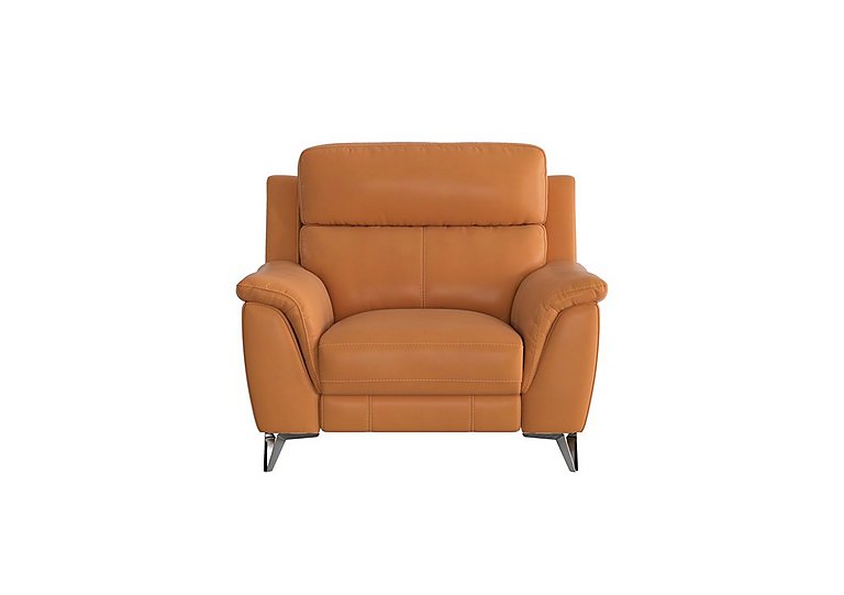 Contempo BV Leather Armchair - BV Honey Yellow