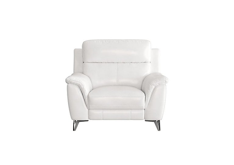 Contempo BV Leather Armchair - BV Star White
