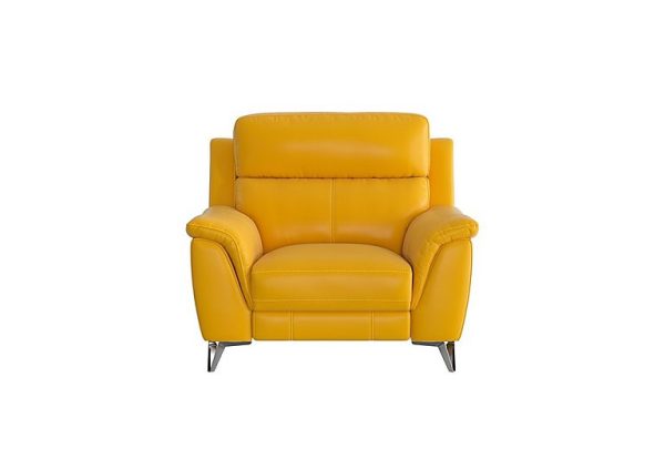 Contempo NC Leather Armchair  Sunflower | Bed Sava