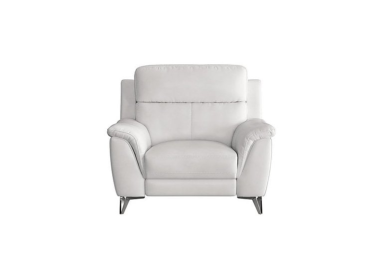 Contempo NC Leather Armchair - NC Star White