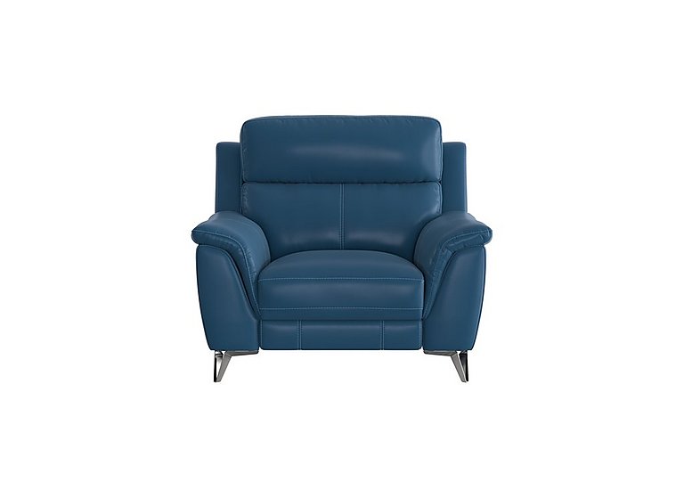 Contempo NC Leather Armchair - Carribean Sea