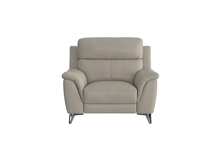 Contempo NC Leather Armchair - Feather