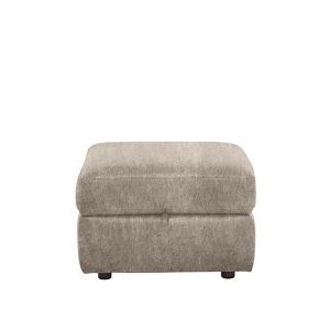 Comfort Story  Fabric Storage Footstool  Mink | Bed Sava