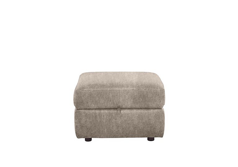 Comfort Story - Fabric Storage Footstool - Mink