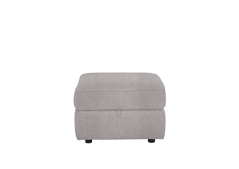 Comfort Story - Fabric Storage Footstool - R27 Pewter